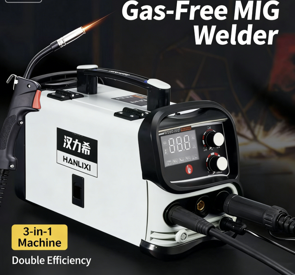 220V Household High-Power Welder: Gasless MIG Welding & Manual Welding, Simple, Portable & Easy to Use
