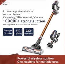 110V Cordless Vacuum Cleaner for Export, High Suction Handheld Mite Remover, Compact & High-Power, Rechargeable