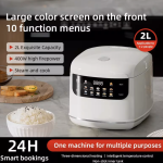 110V Non-stick Multifunctional Smart Electric Rice Cooker - 2L Mini Household Steaming & Cooking Pot
