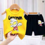 2026 New Boys Summer Outfit Set, Sleeveless Tank Top & Shorts, Cool Streetwear for Toddler Boys