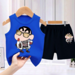 2026 New Boys Summer Outfit Set, Sleeveless Tank Top & Shorts, Cool Streetwear for Toddler Boys...