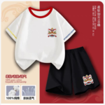 Lion Dance  Summer Outfit Set, Sleeveless Tank Top & Shorts, Cool Streetwear for Toddler Boys